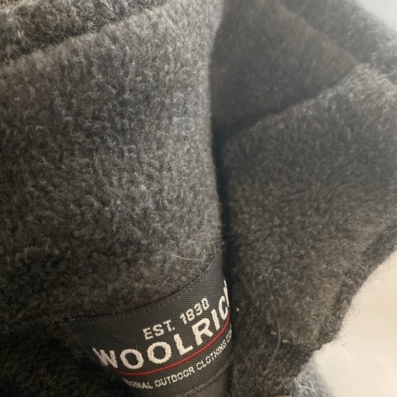 Woolrich Fair Isle Popover Sweater Womens M Onyx Heather Lambs Wool Nordic - Picture 5 of 10